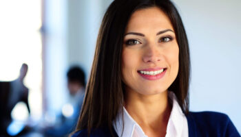 Portrait of a smiling businesswoman